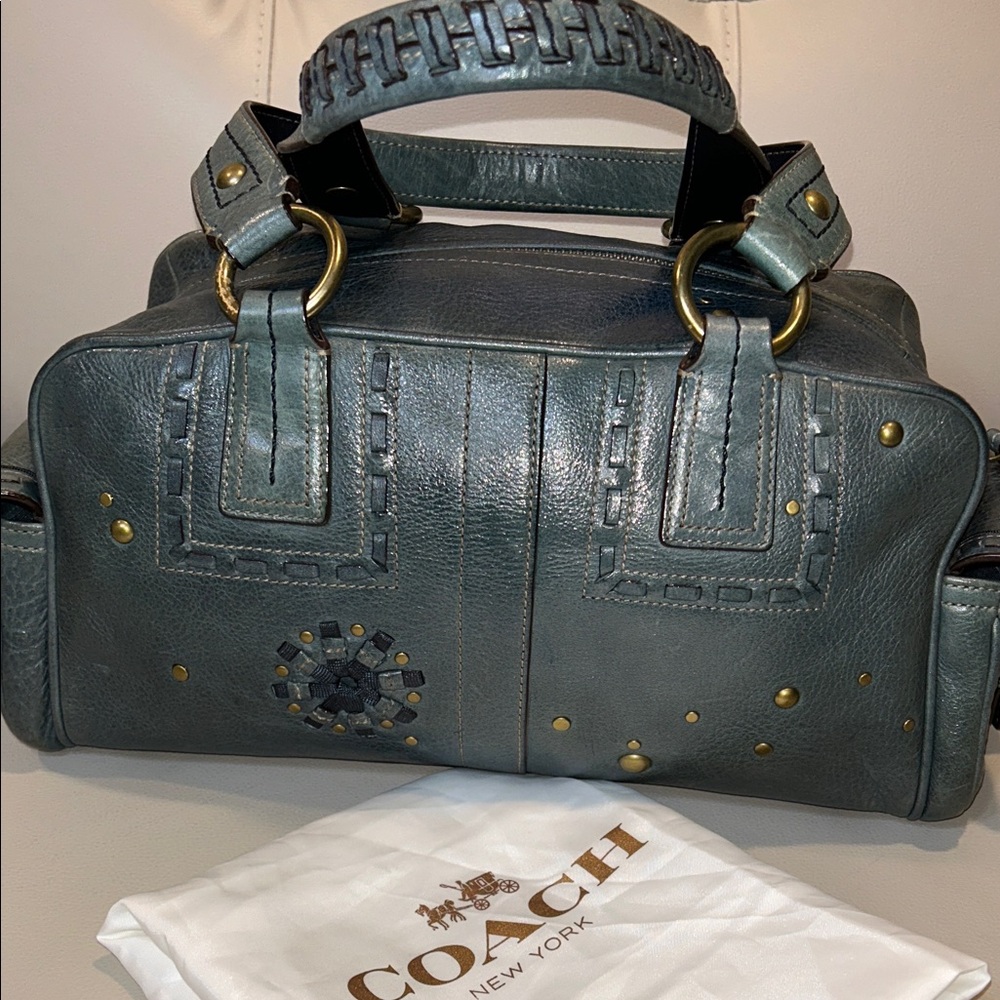 Coach RARE Lmt. Ed. Y2K SoHo MIA Laced Studded Satchel - Picture 9 of 17